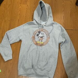 Disney Gray Mickey Mouse Hoodie